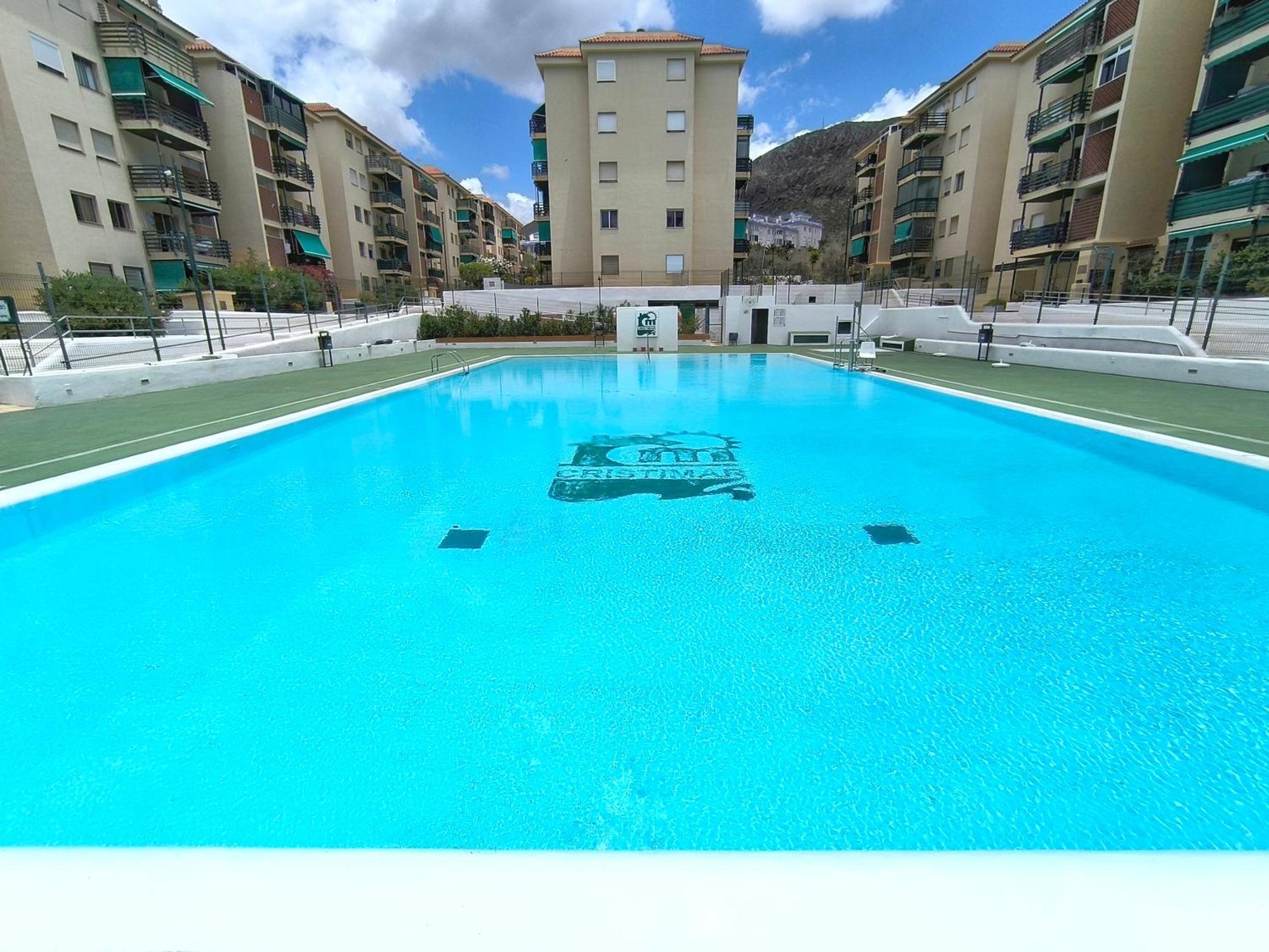 Sun Apartment - 3 Bedrooms, Priv Parking, Pool, Ac, Tv Channels, Fibre Net 洛斯克里斯蒂亚诺斯 外观 照片